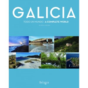 Portada do libro Galicia todo un mundo de Ricardo Grobas, edición trilingüe