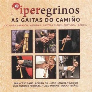 Portada do disco Piperegrinos: As gaitas do camiño